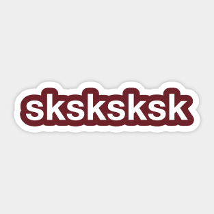 sksksksk basic social media girls Sticker